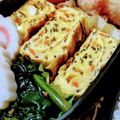 リンリン☆☆☆'s cooksnap of when they made 材料2つ！余った松前漬けで卵焼き.