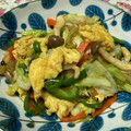 クックWZ3WQY☆'s cooksnap of when they made 野菜と卵の甘辛炒め.