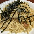 papikun's cooksnap of when they made 超簡単de美味しい明太子パスタ.