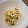 momoca01's cooksnap of when they made 離乳食後期～☆カルボナーラ風パスタ.