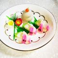 ♪としクック♪'s cooksnap of when they made かまぼこの飾り切り【辰&蛇】.