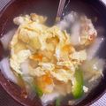 クックBWQ5EX☆'s cooksnap of when they made 栄養満点！卵とトマトと白菜のスープ.