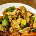 ちえぴーや's cooksnap of when they made ズボラが作るちょっぴり大人なピリ辛回鍋肉.