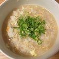 ちゃーりーWKY's cooksnap of when they made 蟹缶雑炊.