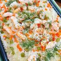 まりおみちゃん's cooksnap of when they made BRUNOのホットプレートでエビピラフ♪.