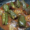 クックU4UXKJ☆'s cooksnap of when they made ☆簡単☆まるごとピーマンの肉詰め煮込み.