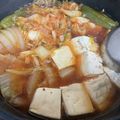 半熟王子's cooksnap of when they made ニラとゴマ香る豚しゃぶキムチ鍋.