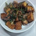 イミテーション幻庵's cooksnap of when they made 厚揚げとネギの味噌炒め.