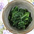 mmameco's cooksnap of when they made 春菊のごま和え.