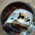 Ruriluru's cooksnap of when they made 朝食には贅沢な目玉焼き丼！！.