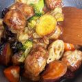 ととろんぼ's cooksnap of when they made 大戸家風＊鶏肉と秋野菜の黒酢餡かけ.