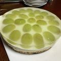banibanira's cooksnap of when they made 透明ゼリーで作るいちごのレアチーズケーキ.