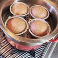 ゆかりんご117♪'s cooksnap of when they made ホットケーキミックスでココア蒸しパン♥.