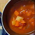 ｈａｌ：）w's cooksnap of when they made お店レベルと言われたミネストローネ.