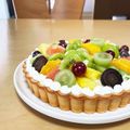 hiro-tomoキッチン's cooksnap of when they made 混ぜるだけ！レアチーズケーキタルト.
