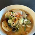エイビーズ's cooksnap of when they made 豚しゃぶとなめこオクラめかぶとろろそば.