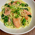 ☆さぶ☆☆'s cooksnap of when they made 簡単！ほうれん草と鮭のクリームパスタ.