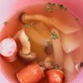 ぴあのちゃん95's cooksnap of when they made 玉ねぎとウインナーでコンソメスープ.