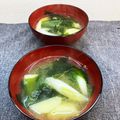 horseland's cooksnap of when they made 味噌汁　ねぎとわかめとじゃが芋.