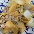 Naoko１９７６'s cooksnap of when they made 白菜が決め手☆筍と豚肉のオイスター炒め.