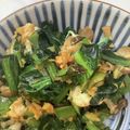 ゆすらめ's cooksnap of when they made ご飯が進む！簡単☆小松菜と豚肉の卵炒め.