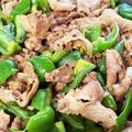 お塩と砂糖's cooksnap of when they made 豚バラとピーマンのトウチジャン炒め.