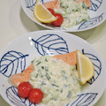ぷーこさん's cooksnap of when they made 鮭のワイン蒸し♪マヨネーズソース♪.
