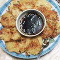 ゆうこうとみー's cooksnap of when they made タレがおいしい☆大根とニラのチヂミ.