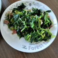 しばづけさん's cooksnap of when they made 簡単♪　ほうれん草とベーコンのソテイ.