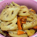 ▼△▼△▼△▼△▼△'s cooksnap of when they made 常備菜! 基本の 蓮根きんぴら.