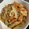 まめ郎's cooksnap of when they made れんこんの五目きんぴら♪.