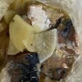 kinkinsan's cooksnap of when they made ポリ袋で簡単防災食☆さんまと大根の煮物.