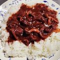 961猫's cooksnap of when they made 赤ワイン大量消費ハヤシライス.