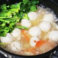 クックM96XDX☆'s cooksnap of when they made 鶏の出汁がたまらない、鶏団子なべ.