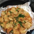 おくみの's cooksnap of when they made 簡単！＊鶏胸肉と豆苗のガリバタしょうゆ＊.