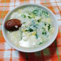 ﾁｲﾁｬﾝﾏﾏ's cooksnap of when they made ひとりランチ♪にら玉雑炊＊焼き梅添え.