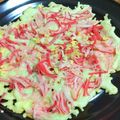 ちーまぐ's cooksnap of when they made カニカマのパリパリチーズ焼き.