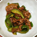nanoe's cooksnap of when they made 簡単うまい♡ピーマンと豚肉炒め。.