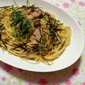 ☆★ひよこ★☆'s cooksnap of when they made キノコたっぷり☆バター醤油パスタ.