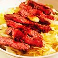 Tonkoshi's cooksnap of when they made プロ直伝サーロインステーキの焼き方.