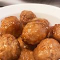 ぐりるび's cooksnap of when they made トレジョ冷食で5分☆照り焼きミートボール.