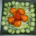 あこしん's cooksnap of when they made えびチキンボールのチリソース.
