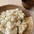 papikun's cooksnap of when they made 姜葱醤としゃもじ箸二刀流で簡単炒飯.