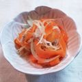 ペキのリリー's cooksnap of when they made 新玉ねぎと人参の酢の物.