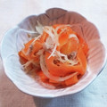 ペキのリリー's cooksnap of when they made 新玉ねぎと人参の酢の物.