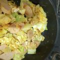 ほぉちゃんMama's cooksnap of when they made ✿お魚ソーセージ＆卵のマヨ炒め✿.