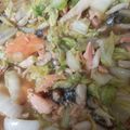 とろけい's cooksnap of when they made ☆塩鮭と白菜としめじの塩だれ炒め☆.