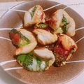 柴犬のお顔☆'s cooksnap of when they made 甘辛♡ささみのシソチーズ♡.