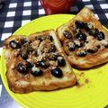 ☆★ケイト★☆'s cooksnap of when they made ☆黒豆トースト☆八ツ橋味♡.
