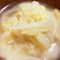 お塩と砂糖's cooksnap of when they made 白菜と玉ねぎの味噌汁♪.